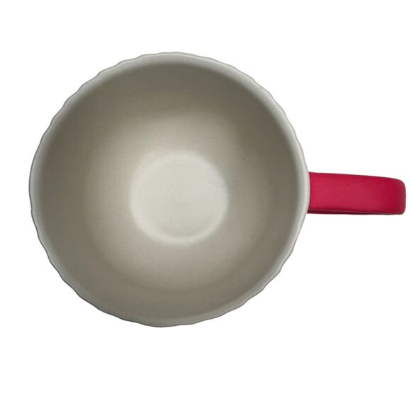 Starbucks Coffee 2018 Valentine's Mug Cup White Pink Handle Rainbow 12oz - Picture 8 of 8